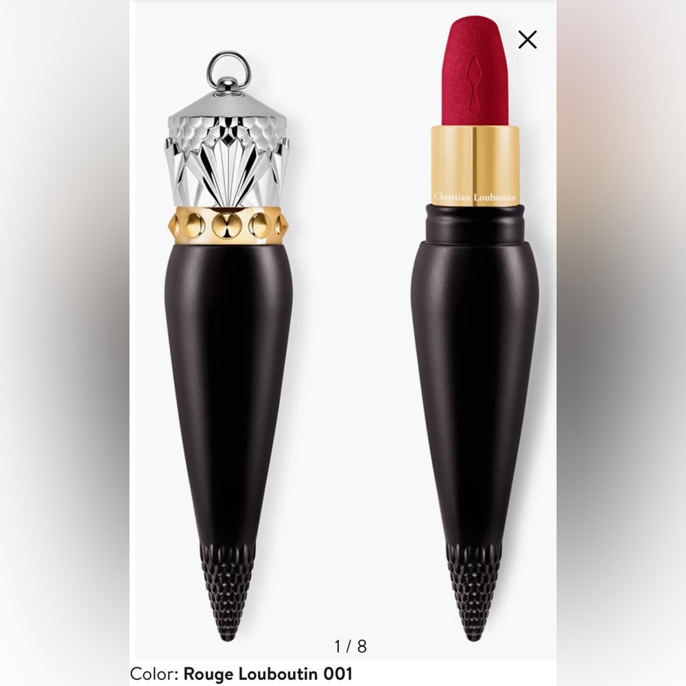 Christian Louboutin Matte Red Lipstick Color 001M Rouge Louboutin NIB